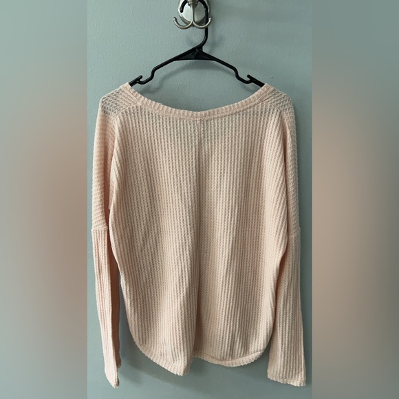 Aeropostale Soft Pink Half-Cropped Sweater - Picture 2 of 2
